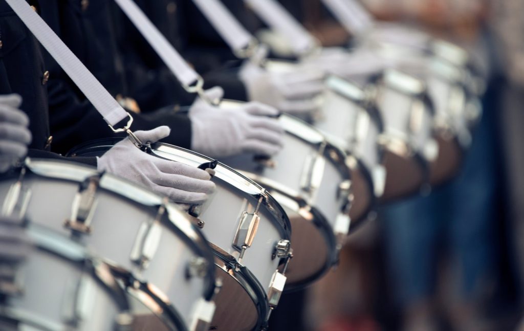 Brendan Geier of Madison New Jersey is a testament to the fact that marching band participants are more than musicians—they are athletes who combine music with motion.
