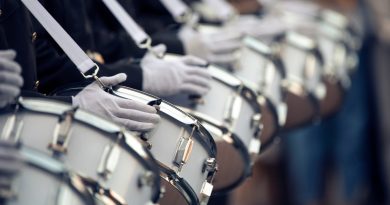 Brendan Geier of Madison New Jersey is a testament to the fact that marching band participants are more than musicians—they are athletes who combine music with motion.